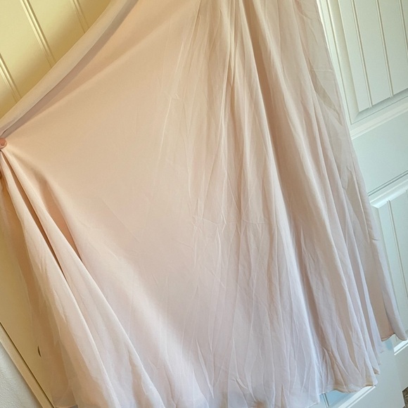 BHLDN Anthropolgie Eva blush taupe Maxi Dress size small - Picture 5 of 12